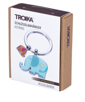 Lucky Elephants Keyring