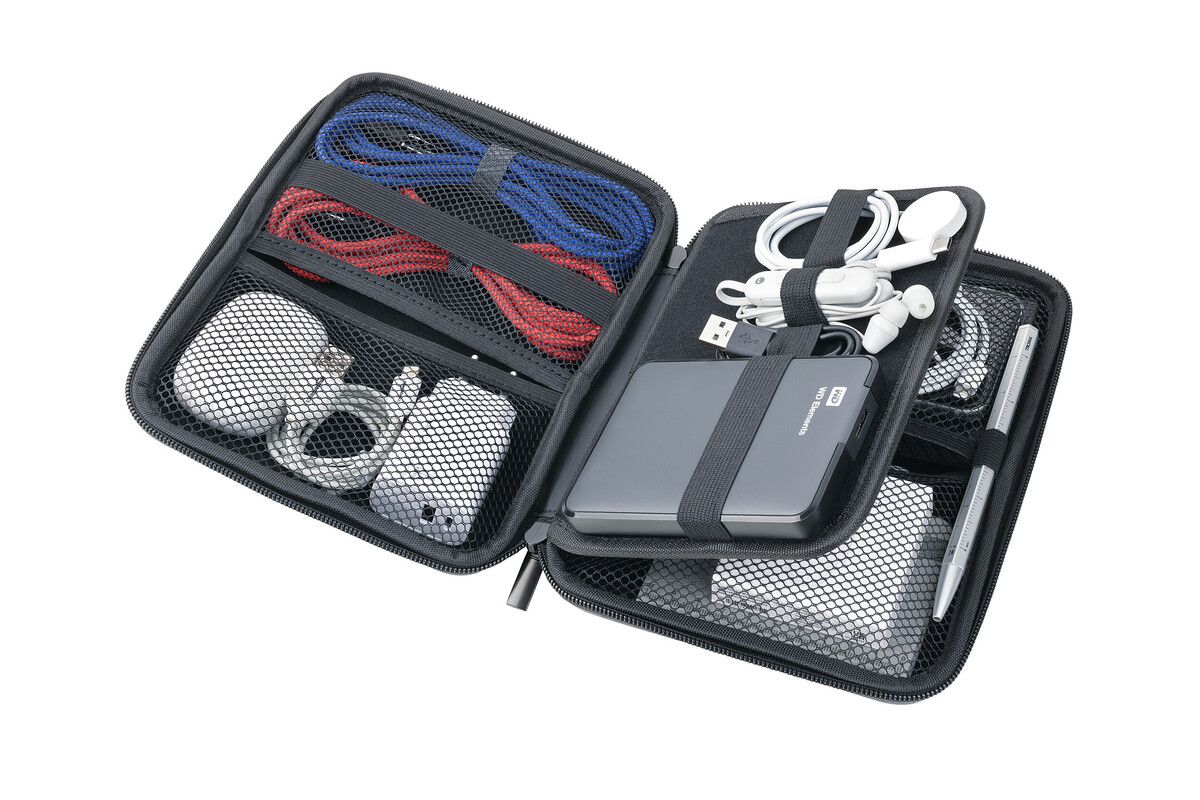 Organiser case "TRAVEL CASE CARBON"