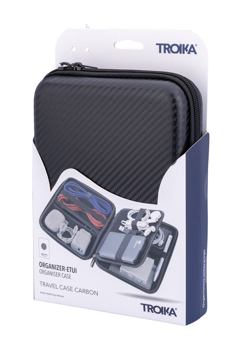 Organiser case "TRAVEL CASE CARBON"