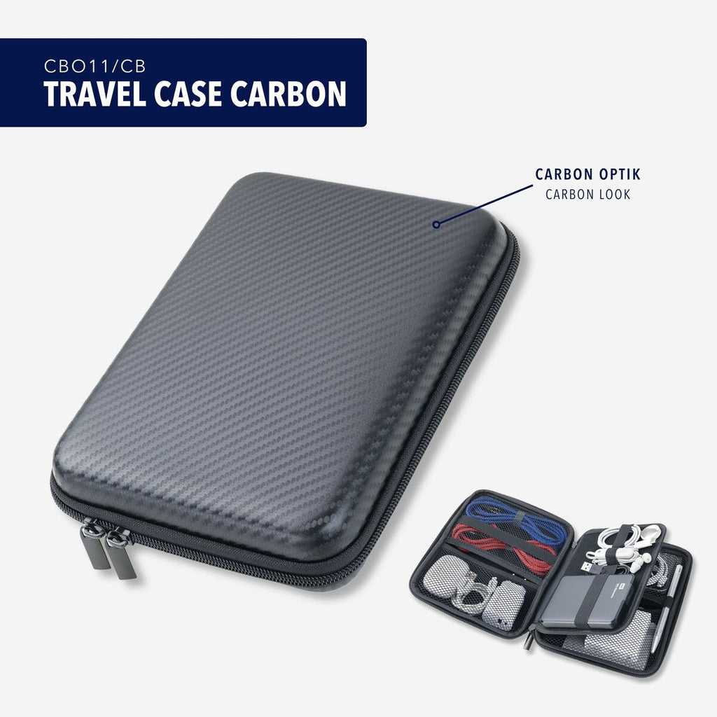 Organiser case "TRAVEL CASE CARBON"