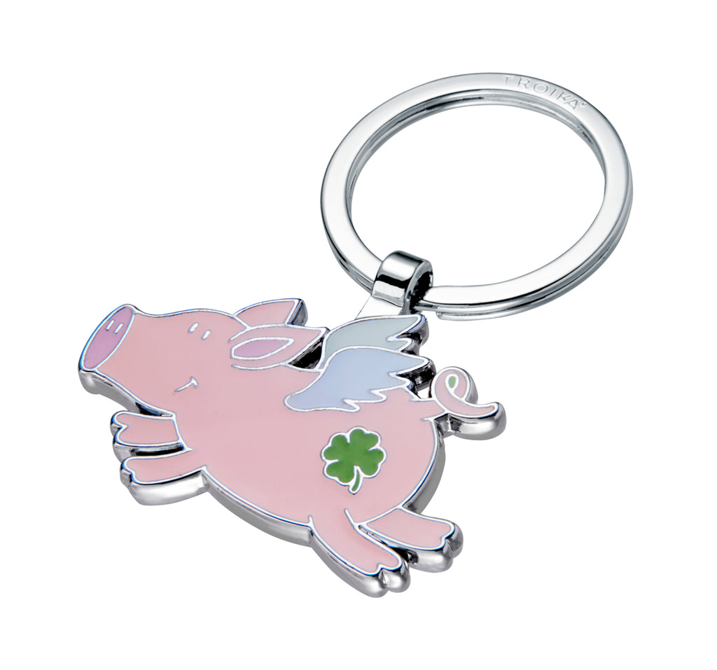 Troika Lucky Pig Keyring