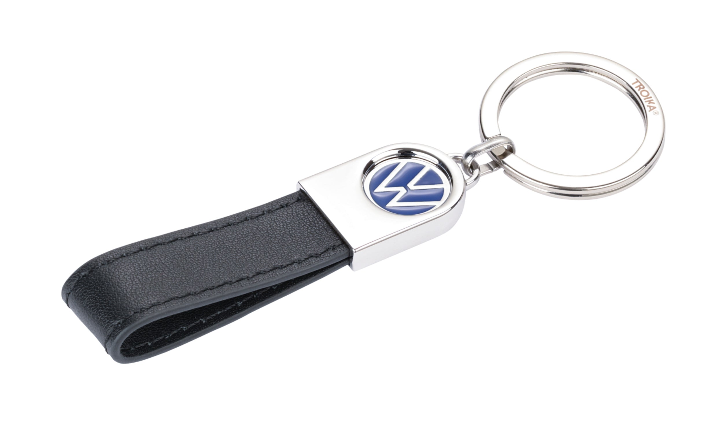 Troika VW Leather Strap Keyring (TRKR24-05)