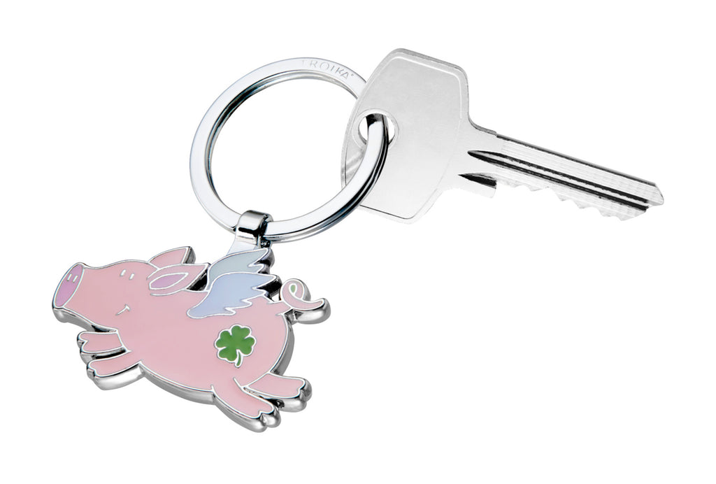 Troika Lucky Pig Keyring