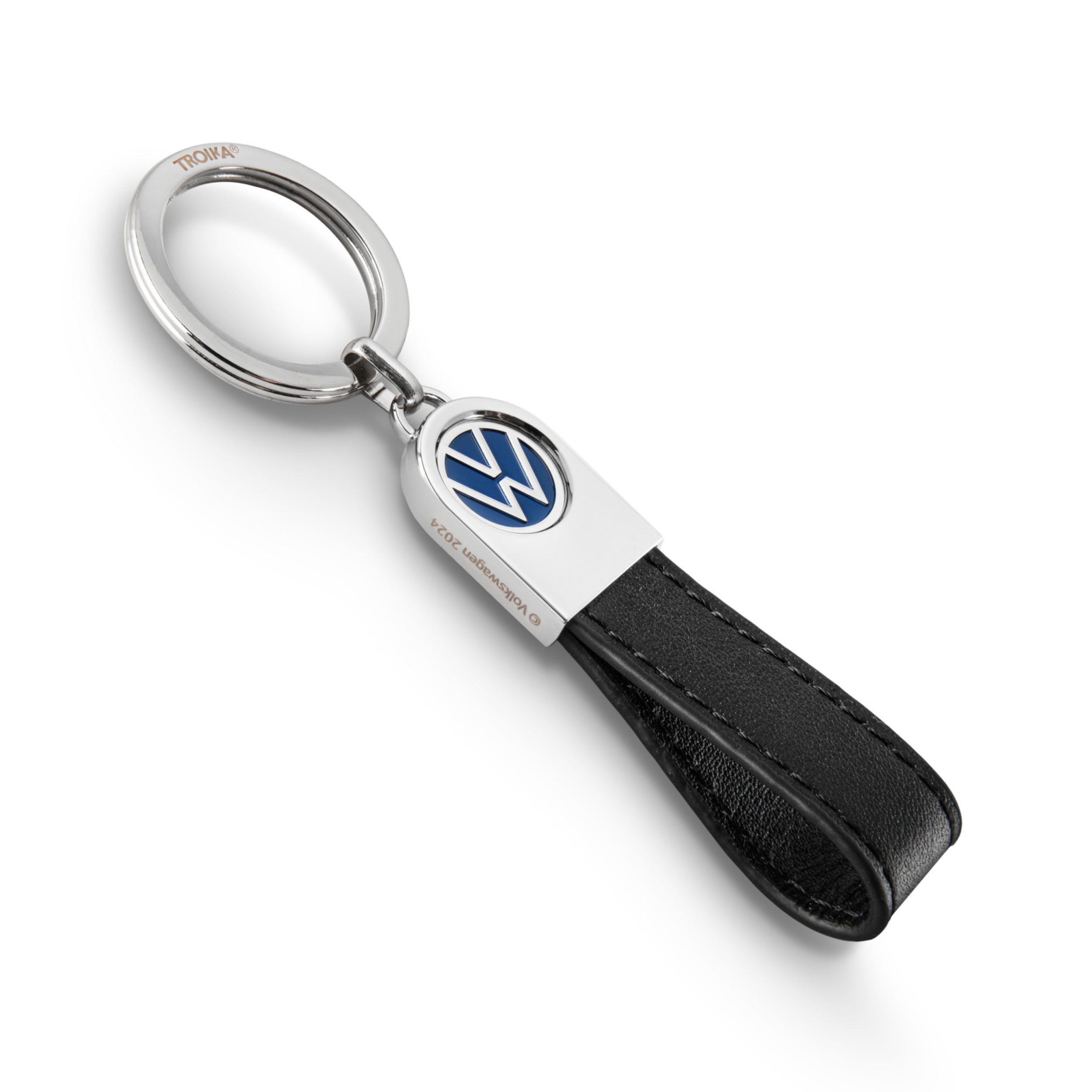 Troika VW Leather Strap Keyring (TRKR24-05)