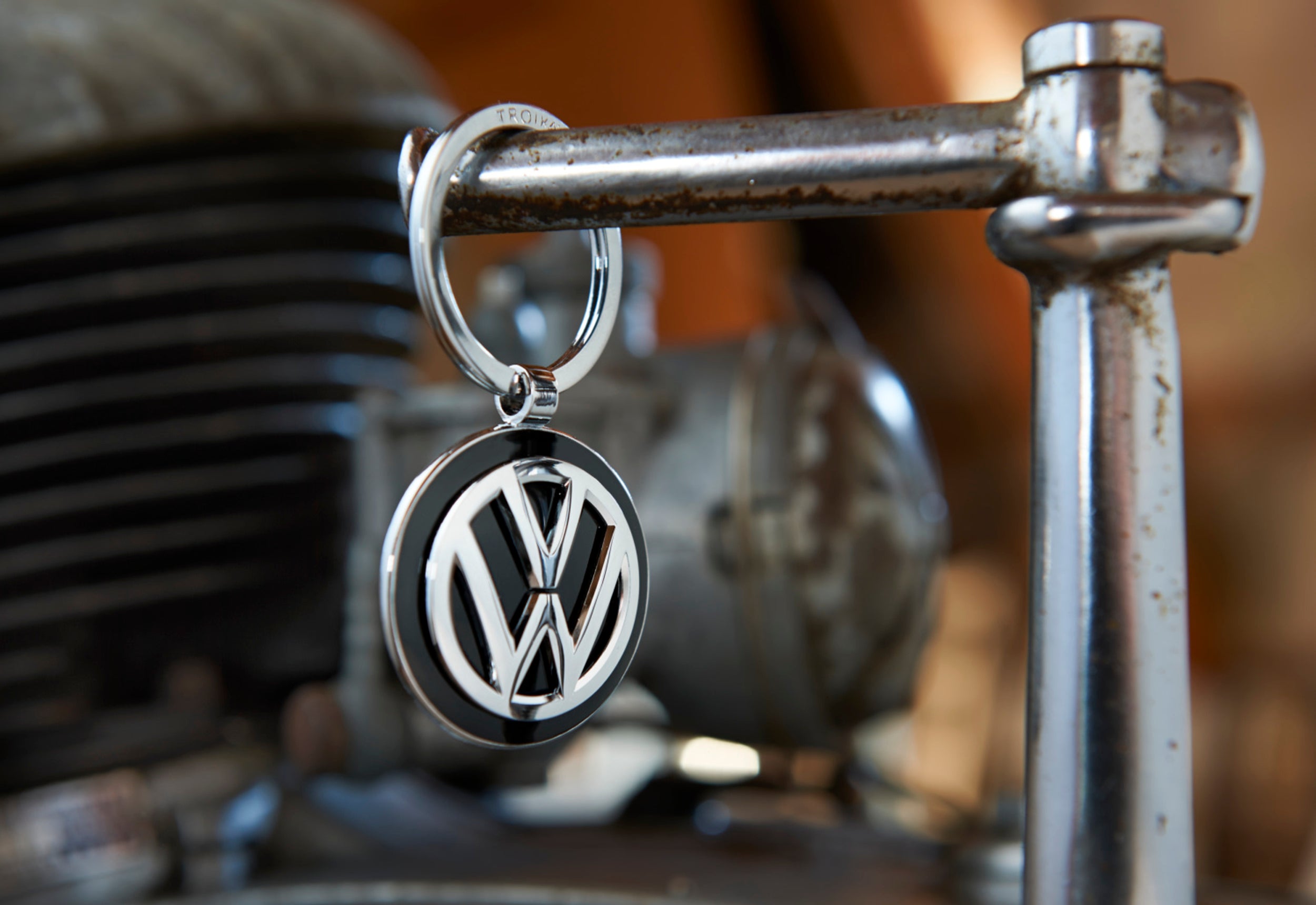 Troika VW Logo Keyring