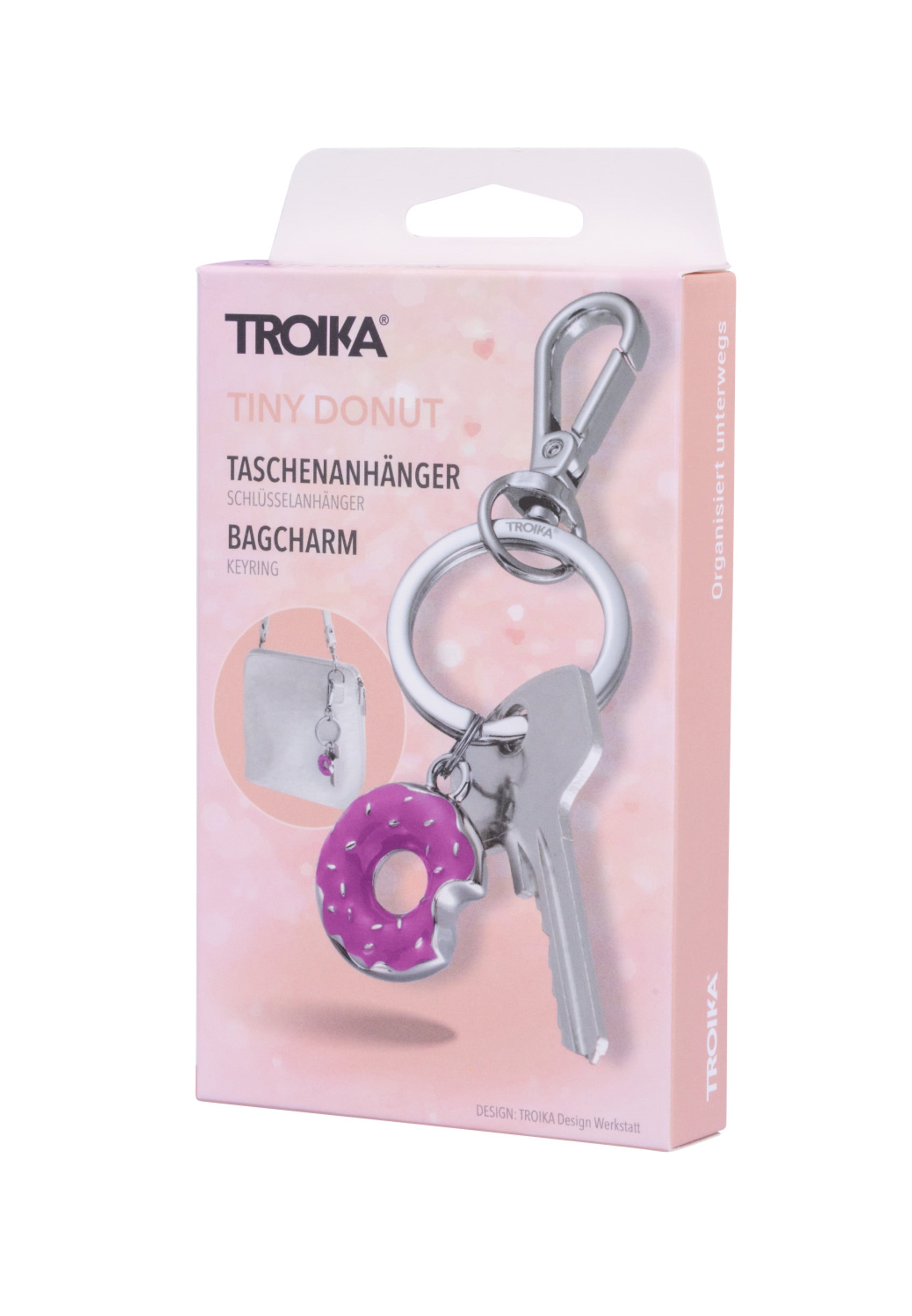 Troika Tiny Donut Keyring