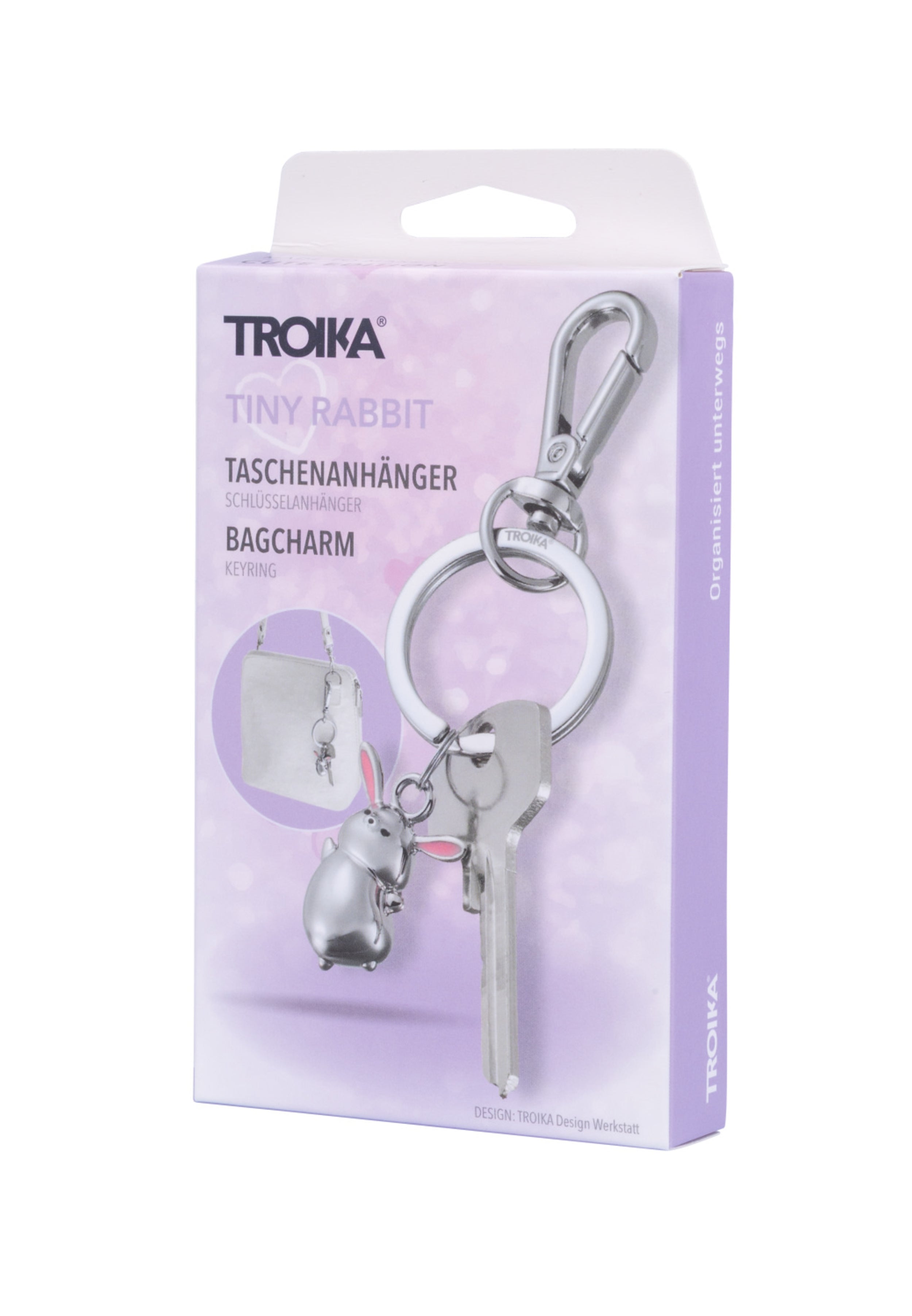 Troika Tiny Rabbit Keyring