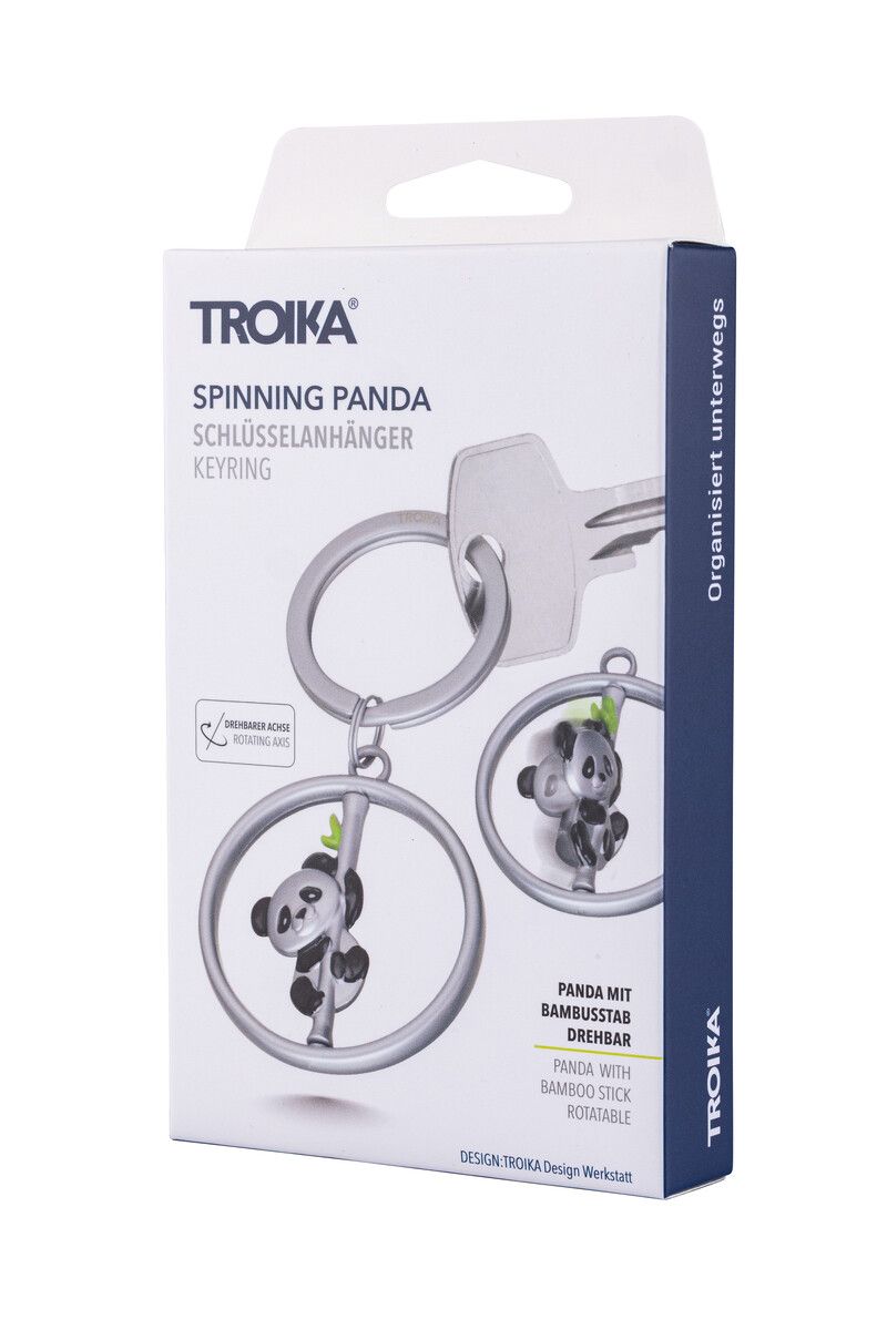 Spinning Panda Keyring